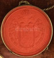 VÉDETT / NO EXPORT! 1802 Címereslevél - Armalis (harsányi) Hudich János harsányi postamester,az egri...