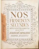 VÉDETT / NO EXPORT! 1802 Címereslevél - Armalis (harsányi) Hudich János harsányi postamester,az egri...