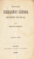 Kisfaludi Kisfaludy Sándor minden munkái. Kiadta: Toldy Ferenc. I.- V. kötetek. . A költő képével. P...