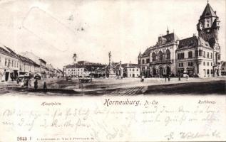 Korneuburg main square with town hall