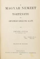 Pauler Gyula: A magyar nemzet története az Árpádházi királyok alatt. II. kötet. Magyar Tudományos Akadémia Könyvkiadó-Vállalata. Új Folyam XIV. kötet. Bp.,1893, MTA. Kiadói aranyozott gerincű egészvászon sorozatkötésben.