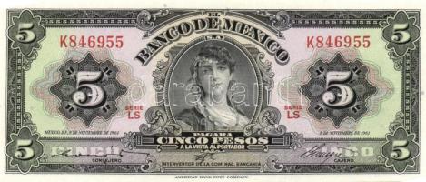 Mexikó 1961.11.8. 5P T:I