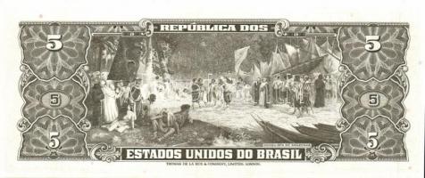 Brazília 1962. 5C (3x) klf aláírásokkal T:I