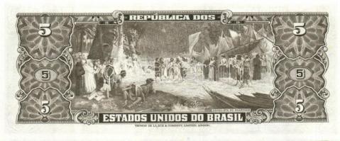 Brazília 1962. 5C (3x) klf aláírásokkal T:I