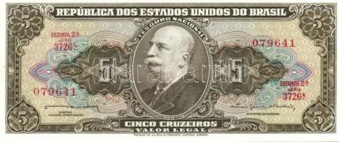 Brazília 1962. 5C (3x) klf aláírásokkal T:I