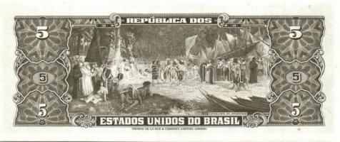 Brazília 1962. 5C (3x) klf aláírásokkal T:I