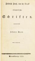 Trenck Frigyes életéről szóló könyvek 3 db töredék különböző kiadásokból / 3 fragment from various i...