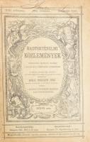 1895-1942 A Hadtörténelmi Közlemények. 17 db szórványszáma. . Kiadói papírkötés, az első számok sérü...