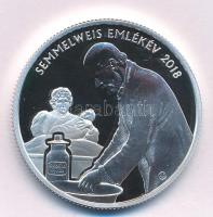 2018. 10.000Ft Ag "Semmelweis Ignác születésének 200. évfordulója" kapszulában, tanúsítván...