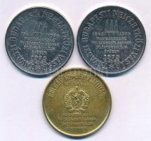 1975. "Hungexpo Budapest - Bulgár Nemzeti Kiállítás" Cu emlékérem (32mm) + "Hungexpo ...