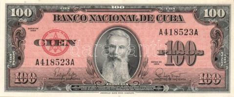 Kuba 1959. 100P (2x) egymásutáni sorszámmal T:I