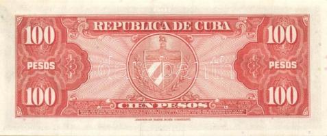 Kuba 1959. 100P (2x) egymásutáni sorszámmal T:I