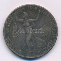 Ausztria 1908. 5K Ag "Ferenc József - Jubileum" T:VF patina, ph. 
Austria 1908. 5 Corona ...