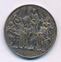 Német Államok / Poroszország 1913A 2M Ag "Napóleon legyőzésének 100 éves évfordulója" T:AU,XF patina German States / Prussia 1913A 2 Mark Ag "100 Years - Defeat of Napoleon" C:AU,XF patina Krause KM#532