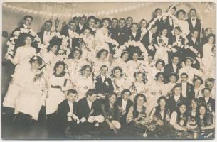 Brassó, Kronstadt, Brasov; esküvő / wedding. H. Lang photo (fl)