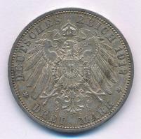 Német Államok / Poroszország 1912A 3M Ag "II. Vilmos" Berlin T:XF patina
German States / ...