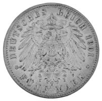 Német Államok / Poroszország 1901A 5M Ag "200 éves a királyság" Berlin (28,12g) T:AU,XF pa...