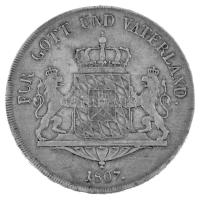 Német Államok / Bajorország 1807. Tallér Ag "I. Miksa József" (27,87g) T:XF,VF / German St...