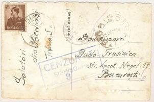 1942 Medgyes, Mediasch, Medias; erdélyi folklór, birkanyáj / Transylvanian folklore, flock of sheep....