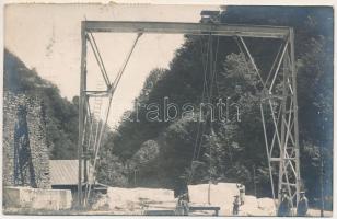 1926 Ruszkica, Ruschita, Rusca Montana; márványtelep / marble quarry. photo (kis szakadás / small tear)