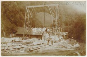 1925 Ruszkica, Ruschita, Rusca Montana; márványtelep / marble quarry. photo (EK)