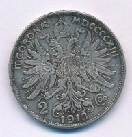 Ausztria 1913. 2K Ag "Ferenc József" T:VF patina, ph
Austria 1913. 2 Corona Ag "Fran...