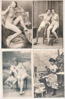 42 db RÉGI és MODERN postatiszta erotikus képeslap kiváló állapotban / 42 pre-1945 and modern unused erotic postcards in excellent condition