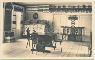 Szászorbó, Urwegen, Garbova Saseasca; Odaie saseasca / Sächsische Bauernstube / Szász parasztház belseje / Transylvanian Saxon peasant house, interior. Foto orig. J. Fischer, 1940.