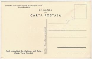 Mózesfalu, Moiseni (Szatmár); Casa autentica. Fundatia Culturala Regala "Principele Carol"...