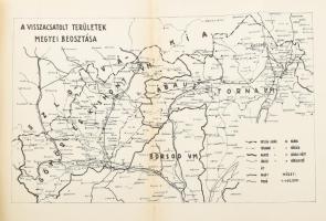 A visszacsatolt Felvidék és Ruténföld címtára. A visszacsatolt területek közigazgatási térképével. S...