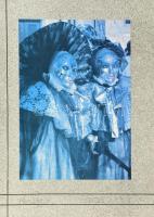 Mario Vidor (1948-): Velencei karnevál (Immagini di Mario Vidor). Fotó után készült nyomat, papír. Jelzés nélkül. 70x50 cm