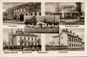 Hajdúszoboszló a Gambrinus szállóval és a járásbíróság épületével