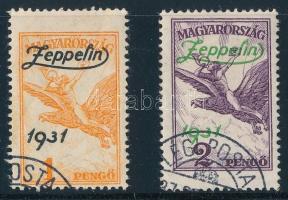 1931 Zeppelin sor (30.000) / Mi 478-479