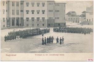 1914 Nagyvárad, Oradea; Országos m. kir. csendőrségi iskola. Várnay és fia kiadása / gendarme school (EK)