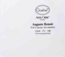 Goebel Artis Orbis dísztál, Auguste Renoir: Petit d'ejeuner des canotiers (Evezősök reggelije) ...