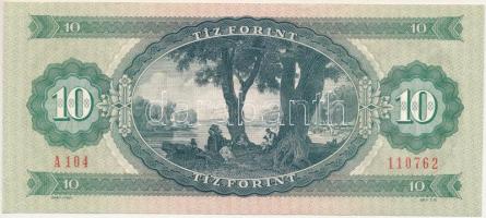 1975. 10Ft "A 104 110762" T:F szép papír
Hungary 1975. 10 Forint "A 104 110762"...