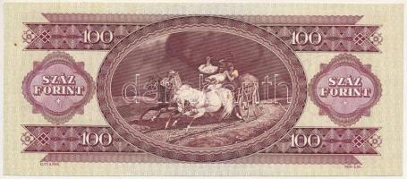 1984. 100Ft "B 281 069983" nyomdai papírránccal T:F szép papír
Adamo F35