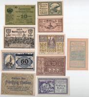 Ausztria 1920. 10db-os vegyes osztrák szükségpénz tétel T:UNC-XF  Austria 1920. 10pcs of mixed austrian necessity banknote lot C:UNC-XF