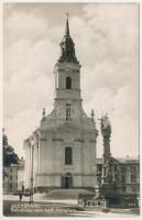 1934 Szekszárd, Belvárosi római katolikus templom, Szentháromság szobor