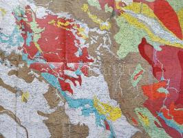 Geologische Übersichtkarte von Westserbien, Sandschak-Novipazar und Ostmontenegro. Masstab: 1 : 200,...