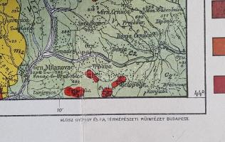 Geologische Übersichtkarte von Westserbien, Sandschak-Novipazar und Ostmontenegro. Masstab: 1 : 200,...