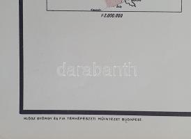 Északboengkoe és a Bongkavidék (Kelet-Celebesz) átnézetes geológiai térképe. Ifjabb Lóczy Lajos térk...