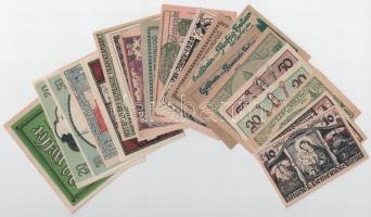 Ausztria 1920. 20db-os vegyes osztrák szükségpénz tétel T:UNC,AU Austria 1920. 20pcs of mixed austrian necessity banknote lot C:UNC,AU