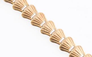 Winegartens női 9K arany (Au) koktél óra, kézi felhúzós szerkezettel, 9K arany szíjjal. / 9ct Yellow...