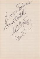 Művészek Vendég-könyve - Kobajasi Kenicsiró, Fischer Ádám karmesterek, Fényes Szabolcs, Petrovics Em...