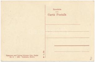 Resicabánya, Resicza, Recita, Resita; Turnatorie / Giesserei / Öntöde, vasgyár. Schwarz Otto kiadása...