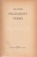 Ady Endre:
Ady Endre válogatott versei. Jaschik Álmos illusztrációival.
Budapest, 1921. Pallas Iro...