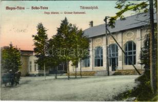 1914 Tátraszéplak, Tatranska Polianka, Westerheim (Magas-Tátra, Vysoké Tatry); Nagy étterem. Matejka Vince kiadása / restaurant