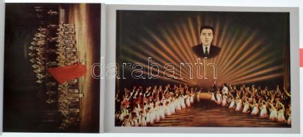 Pyongyang, Pjongjang; - 2 db Modern Észak-koreai képeslapfüzet 10 és 12 lappal (hiányos) / 2 modern ...