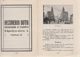 Illustrita gvidlibro tra Budapesto. Propagandilo de Géza Nyulászy de Csáholy.
(Budapest, 1912). Sze...